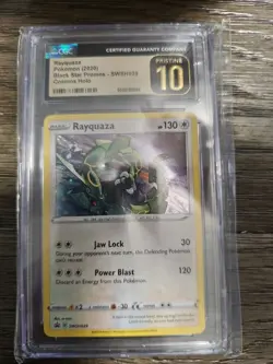 CGC 10 Pristine Rayquaza SWSH029 SWSH: Sword & Shield Promo Cards Holo - Image 4