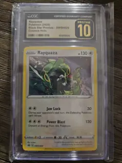 CGC 10 Pristine Rayquaza SWSH029 SWSH: Sword & Shield Promo Cards Holo - Image 5