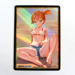 MISTY Waifu Anime Card LIMITED 1/1 Custom TCG Holo Goddess Story ACG T13771 - Image 1