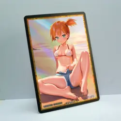 MISTY Waifu Anime Card LIMITED 1/1 Custom TCG Holo Goddess Story ACG T13771 - Image 2