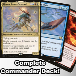 MTG Commander EDH Deck Hinata, Dawn-Crowned 100 Magic Cards Custom Deck Jeskai - Image 1