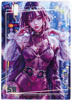 ❤KAFKA - Goddess Story Anime Waifu Card - PRIVATE GIRL SR-21 Waifu Doujin Card - Image 1