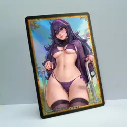 HEX MANIAC Waifu Anime Card LIMITED 1/1 Custom TCG Holo T13765 - Image 2