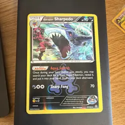 Pokemon Team Aqua's Sharpedo Holo Rare Double Crisis 90 HP 21/34 Card - Image 1