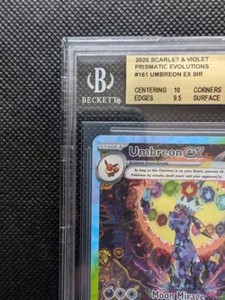 Umbreon Ex 161/131 - Prismatic Evolutions Pokemon Card - BGS 9.5 PSA - GEM MINT - Image 3