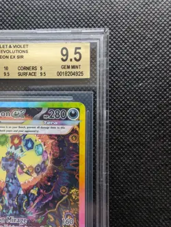 Umbreon Ex 161/131 - Prismatic Evolutions Pokemon Card - BGS 9.5 PSA - GEM MINT - Image 4