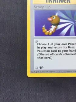 Pokemon Cards: Base Set 1st Edition Rare: Scoop Up 78/102 - Image 5