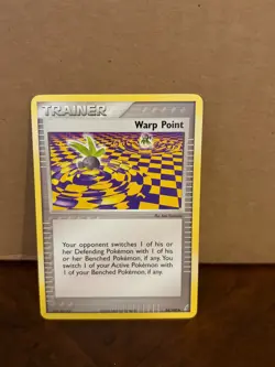 Warp Point 84/100 Crystal Guardians Regular Pokemon Card - Image 1