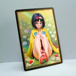 ERIKA Waifu Anime Card LIMITED 1/1 Custom TCG Holo Goddess Story ACG T13761 - Image 2