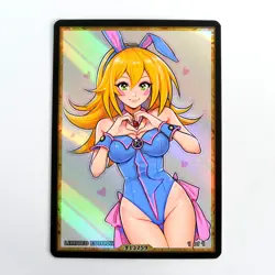 DARK MAGICIAN GIRL Waifu Anime Card LIMITED 1/1 Custom TCG Holo T13759 - Image 1