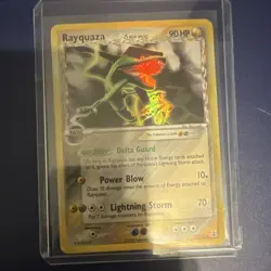 Pokemon Rayquaza EX Delta Species Rare Holo Card 13/113 Basic 90 HP English - Image 1