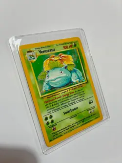 Venusaur 15/102 Base Set Holo Unlimited WOTC 1999 Pokemon Card Near Mint - 99p - Image 2