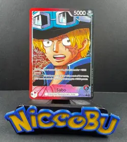 Sabo OP13-004 Alt Art Leader Carrying On His Will One Piece Card TCG English - Image 1