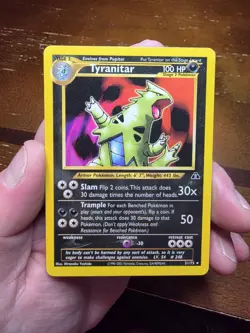Pokemon TCG Neo Discovery Tyranitar Card 31/75 Non Holo - Light Played - Image 1