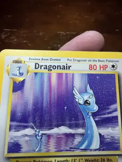 Pokemon Card - Dragonair Base Set 18/102 Rare. MP-HP - Image 3