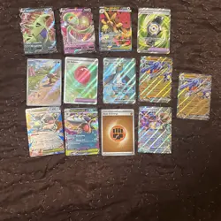 Lot Of 13 Pokemon TCG Set Rare Cards Assortment Collection IR EX NM - Image 1