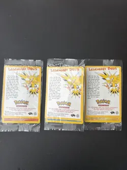 Pokemon Card Black Star Promo Sealed 3x Legendary Birds Zapdos Articuno Moltres - Image 1