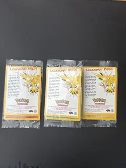 Pokemon Card Black Star Promo Sealed 3x Legendary Birds Zapdos Articuno Moltres - Image 2