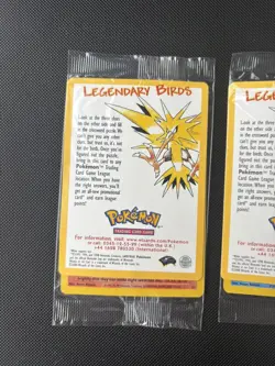 Pokemon Card Black Star Promo Sealed 3x Legendary Birds Zapdos Articuno Moltres - Image 3