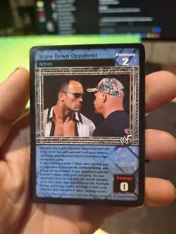 Stare Down Opponent – WWE Raw Deal Card – $4 - Image 1