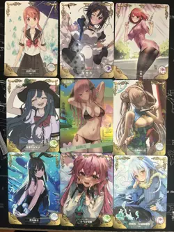 9 Sexy Anime Waifu Cards bulk - Image 1