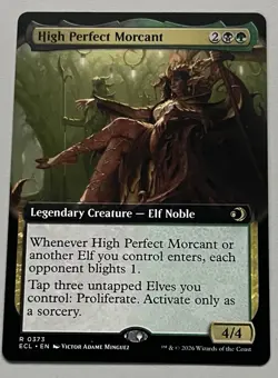 MTG Lorwyn Eclipsed High Perfect Morcant Legendary Creature RARE REGULAR #0373 - Image 1