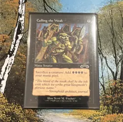 Magic: The Gathering Culling the Weak Mana Source Exodus Common Black 53/ - Image 1
