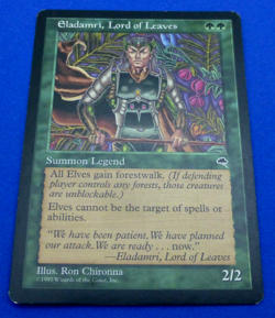 Eladamri, Lord Of Leaves Tempest MTG LP Lightly Played Commander EDH Premodern - Image 1