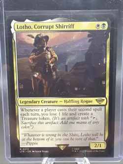 Lotho, Corrupt Shirriff Lord Of The Rings 0213 Magic The Gathering MTG - Image 2