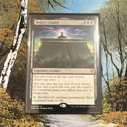 Magic: The Gathering Bolas's Citadel Legendary Artifact WAR Rare Black 079/264 - Image 1