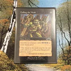 Magic: The Gathering Culling the Weak Mana Source Exodus Black 53 - Image 1
