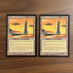 Forbidding Watchtower 2x VLP Urza's Legacy Magic The Gathering - MTG - Image 1