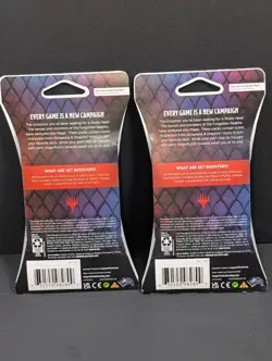 MTG D&D Set Booster Adventures In The Forgotten Realm - Lot Of (2) Booster Packs - Image 2