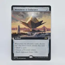 Monument to Endurance R 0394 Extended Art Magic the Gathering Aetherdrift - Image 1