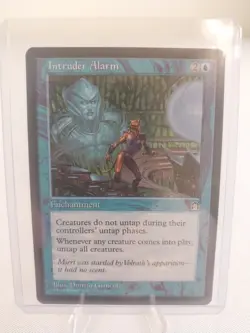 Vintage MTG Magic the Gathering Intruder Alarm Stronghold NM - Image 1