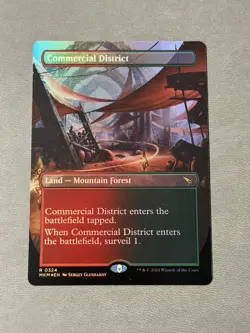 Commercial District (Borderless) MTG Murders at Karlov Manor Foil NM - Image 1