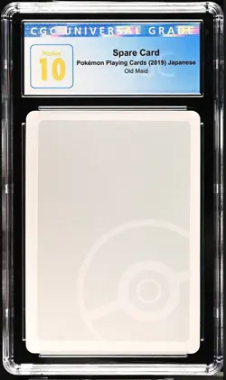 CGC Pristine 10 Pokemon Old Maid Spare Card (2019 JPN) Rare Playing Card - Image 1