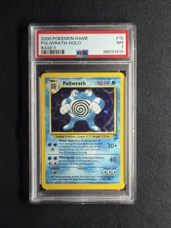 Poliwrath Base Set 2 Holo Rare Pokemon TCG Card - Image 1