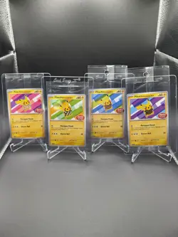 SEALED SET - 4 Pikachu Batik Indonesia Promo Pokemon 101/SV-P 155 154 190/SV-P - Image 1