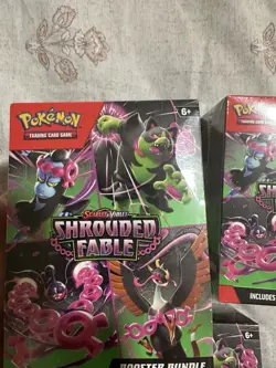 Pokemon TCG: Shrouded Fable Booster Bundles Lot of 3 SEALED - 18 Packs Brand New - Image 5