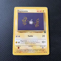Pokemon TCG Magnemite Team Rocket 60/82 Regular LP. - Image 1