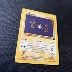Pokemon TCG Magnemite Team Rocket 60/82 Regular LP. - Image 2