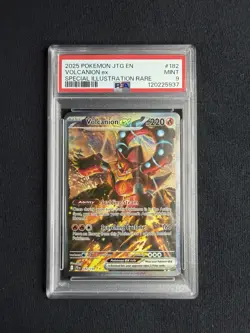 Pokemon TCG Volcanion EX Holo Card Journey Together 182/159 PSA 9 - Image 1