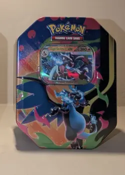 Mega Charizard Ex Tin - Mega Charizard X EX - Pokemon TCG Sealed - Image 1