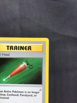 Pokemon Cards: Base Set 1st Edition Uncommon: Full Heal 82/102 - Image 3