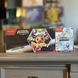 Pokemon Prismatic Evolutions Sams Club Exclusive Surprise Box + Booster Bundle - Image 1