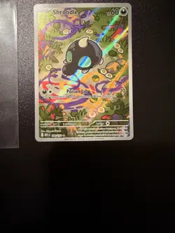 Shroodle 149/132 Illustration Rare Holo Me01: Mega Evolution Pokemon TCG Card NM - Image 1