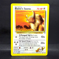 2000 POKEMON GYM HEROES BLAINE'S TAUROS 64/132 (COMMON) LP - Image 1