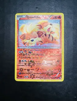 Pokemon TCG Single Card Growlithe Holo Promo RC4/RC25 Radiant Collection 2013 - Image 1