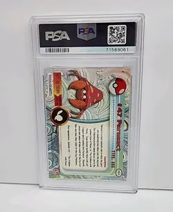 PSA 8 Parasect #47 Topps 1999 Pokemon TV Edition Black Label Card Graded - Image 4